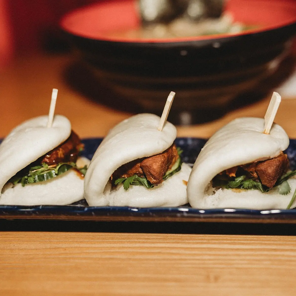 pork bao bun 猪肉夹包